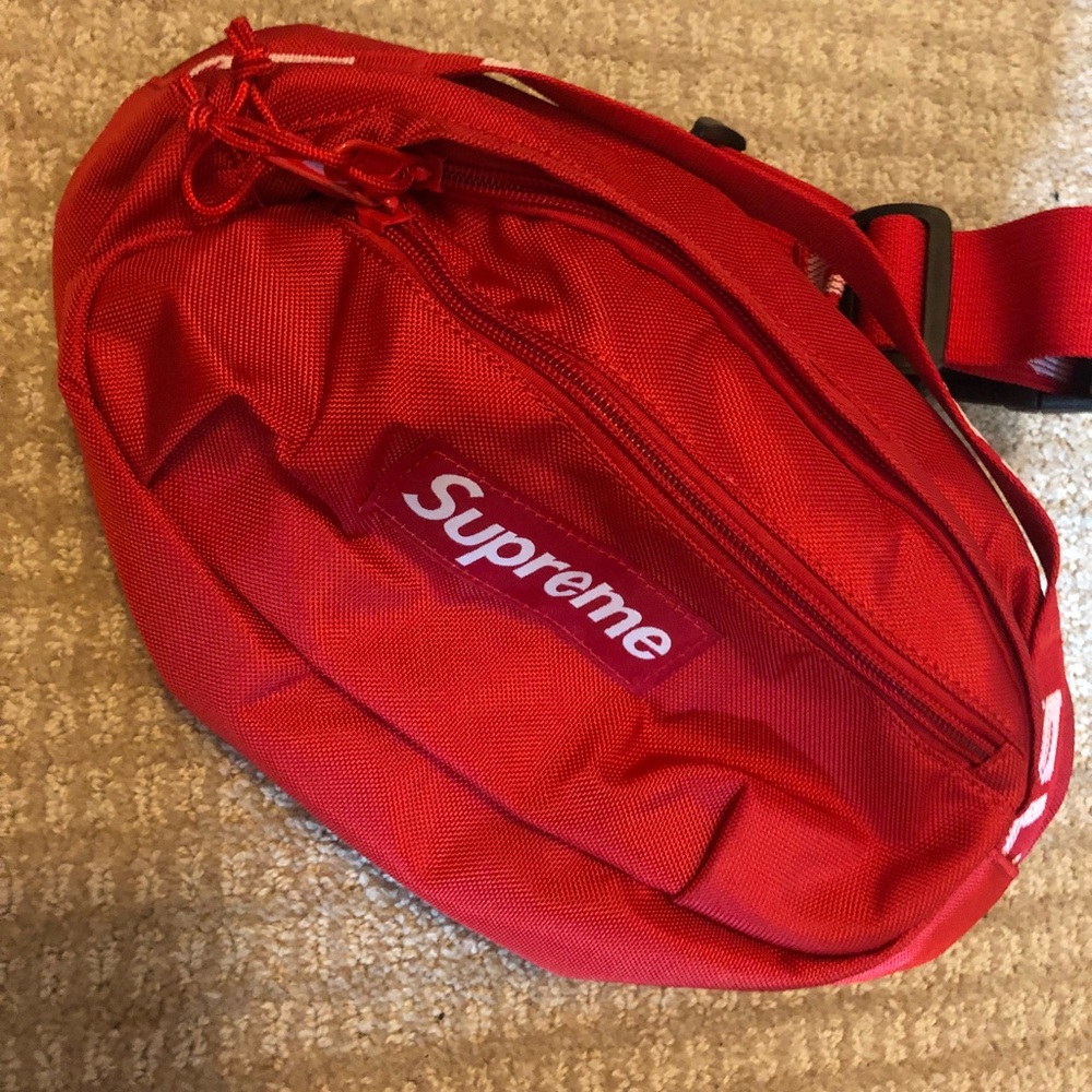 Red Supreme Fanny Pack